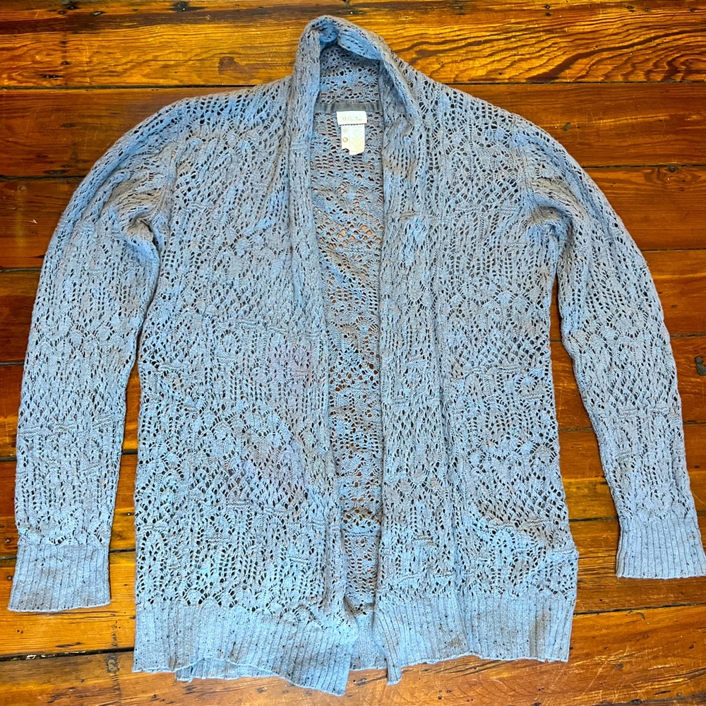 CLEARANCE:  Matilda Jane Women’s Grey (with speckles) Cardigan | XL